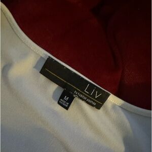 Liv tank top. Size M. White